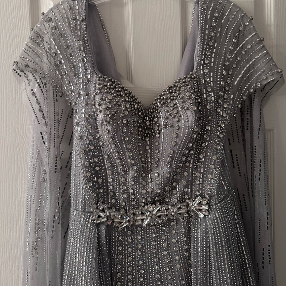 Embellished Evening Gown - Picture 7 of 11